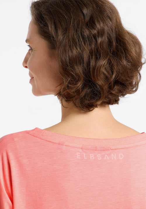 Elbsand Shirt loose Ingiara neon coral