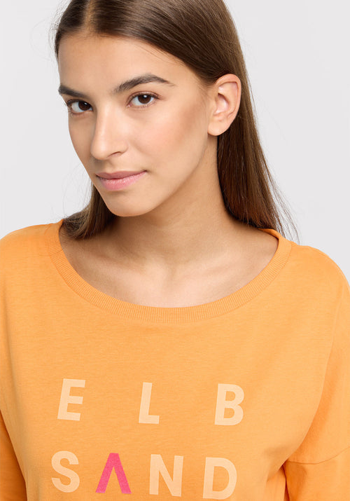 Elbsand Shirt loose Ingiara sunset orange