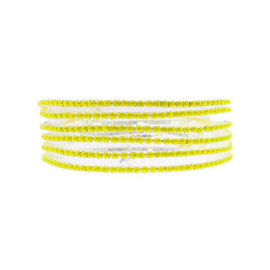 farbe:Gelb | Armband Shine silver