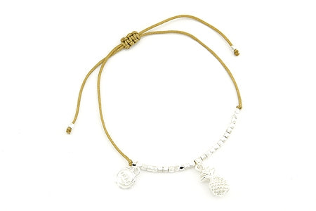 farbe:Beige | Armband Shiny Pineapple