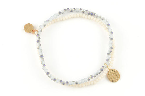 farbe:Beige | Armband Double Chic