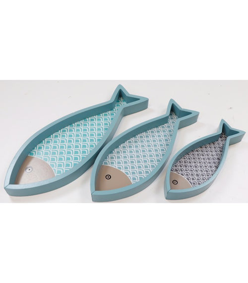 Tablettschalen 3er Set Fisch