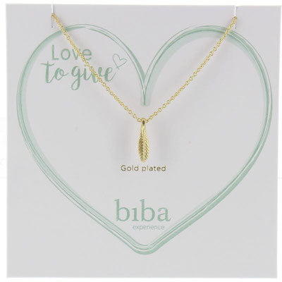 farbe:Gold | Kette Feder