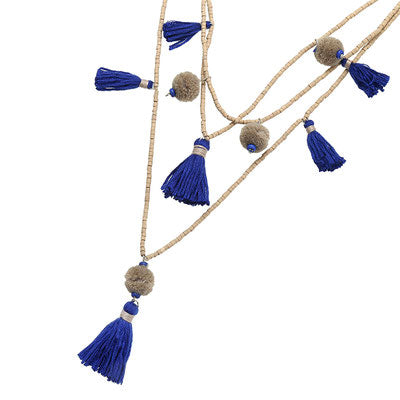 farbe:Blau | Kette Pom Pom loves Trees
