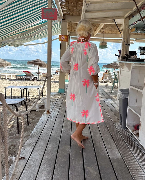 Bahamas Dress white Cotton