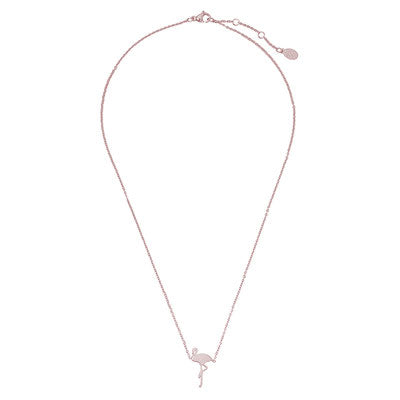 farbe:Rosegold | Kette Happy Flamingo