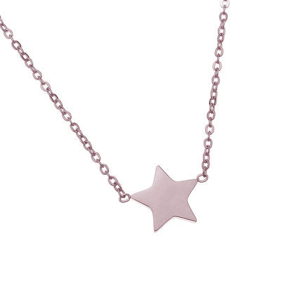farbe:Rosegold | Kette Star