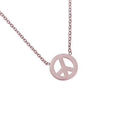 farbe:Rosegold | Kette Peace