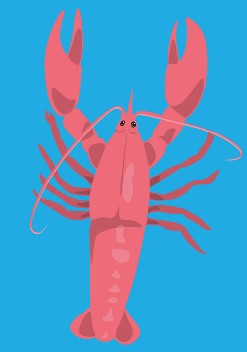 Postkarte "Lobster"