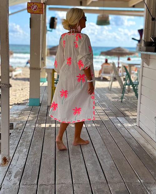 Bahamas Dress white Cotton