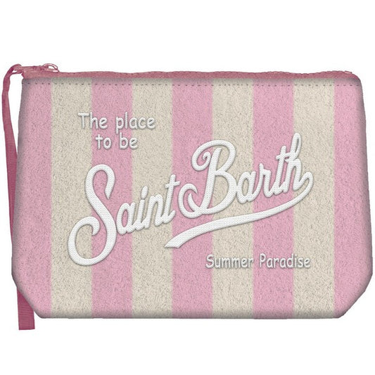 Aline Pochette Sponge Terry Stripes offwhite/soft pink