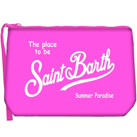 Aline Pochette Sponge Fluo Pink