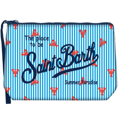 Aline Pochette Sponge Lobster Block Stripes