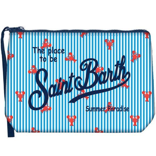 Aline Pochette Sponge Lobster Block Stripes