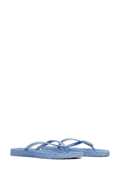 Ilse Jacobsen Flip Flops Glitter jeansblau/light regatta