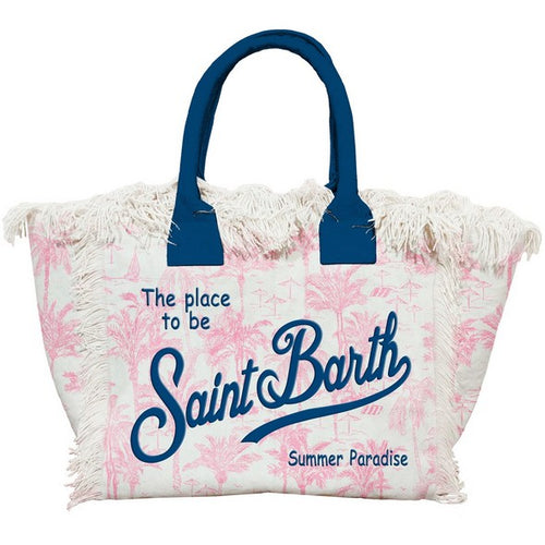 Tasche Colette Canvas Small "Saint Beach" white/soft pink