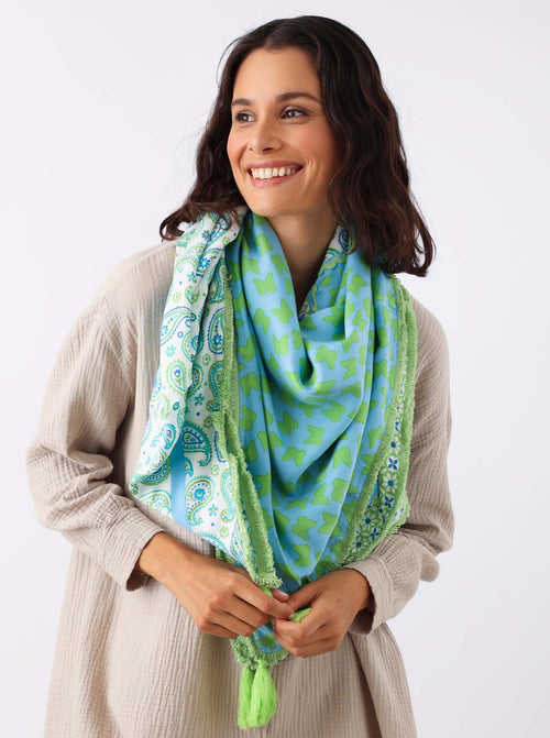 nachhaltiges Viereckstuch Summerflash Dorle