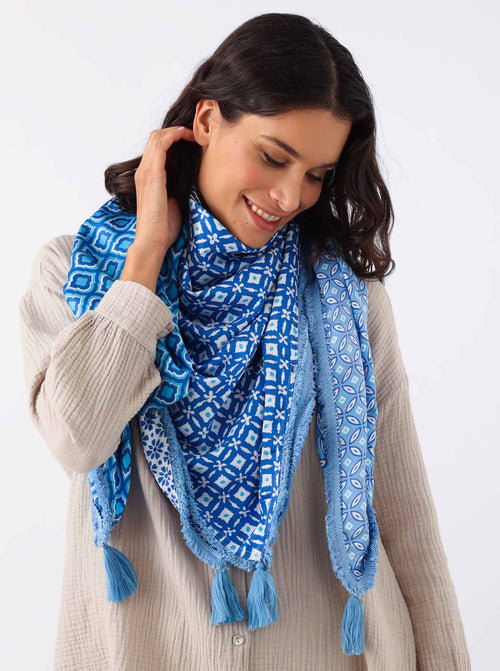 nachhaltiges Viereckstuch Summerflash Daike