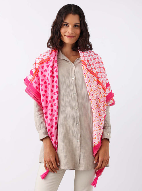 nachhaltiges Viereckstuch Summerflash Minika