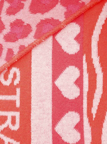 Dreieckstuch "Strandpink Zebra" pink