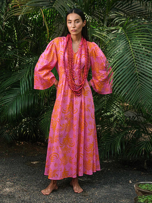 Dress Apple "Pink Palm"