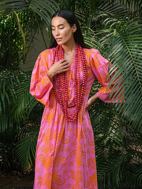 Dress Apple "Pink Palm"