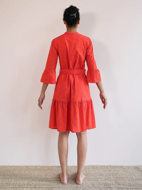 Dress Saffron lace orange