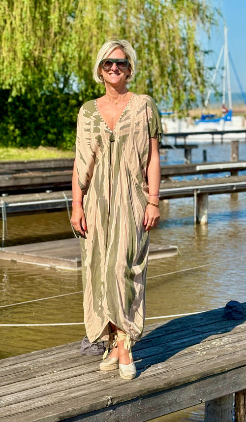 Kaftan Seashell Dye Stripes