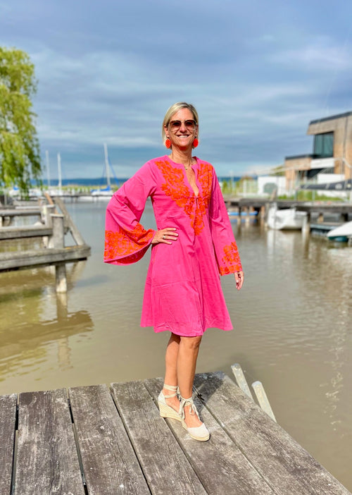 Tunika Dress "Pink loves Coral"