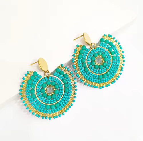 Ohrstecker Beads "Turquoise Addict" 3