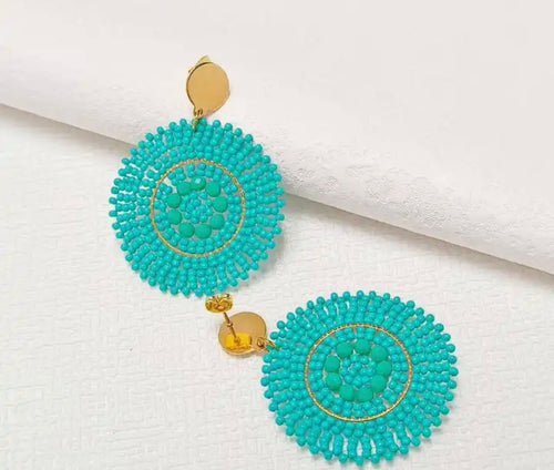 Ohrstecker Beads "Turquoise Addict"