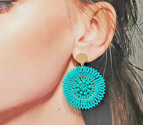 Ohrstecker Beads "Turquoise Addict"