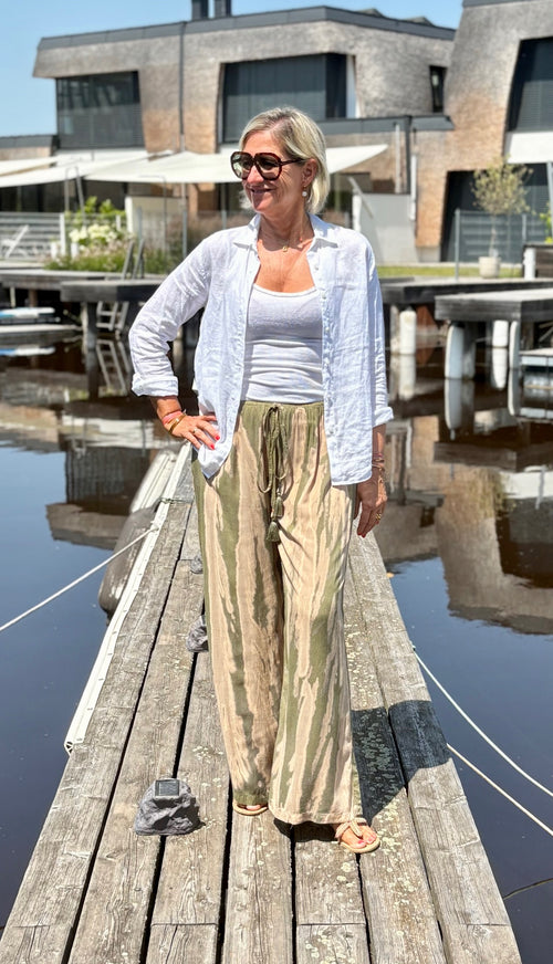 Hose "Bayan" Stripes khaki