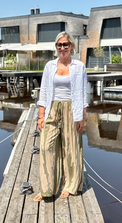 Hose "Bayan" Stripes khaki