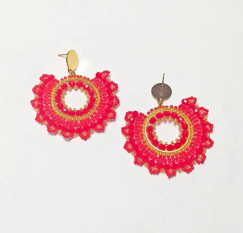 Ohrstecker Beads "Flamenco"