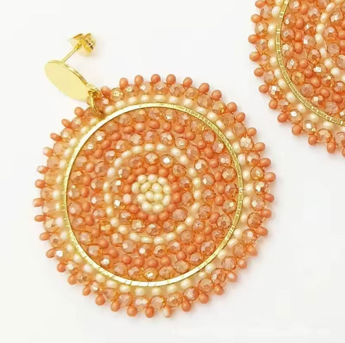 Ohrstecker Beads "Nude Love"