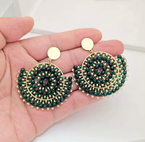 Ohrstecker Beads " Forest"