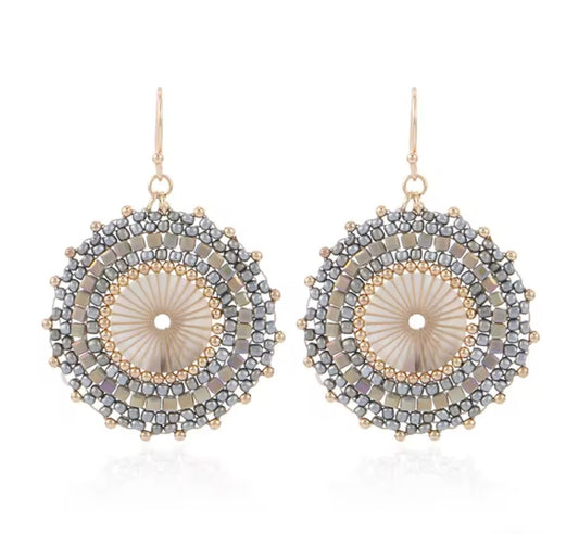 Ohrhänger Beads "Silver Queen"