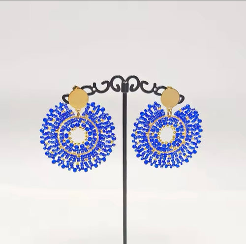 Ohrstecker Beads "Deep Blue Sea"