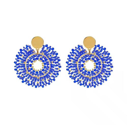 Ohrstecker Beads "Deep Blue Sea"