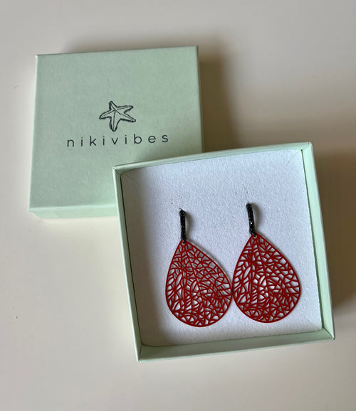 Creole "Filigran Beauty" Red