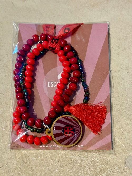 Armbandset "Marienkäfer" in Rottönen
