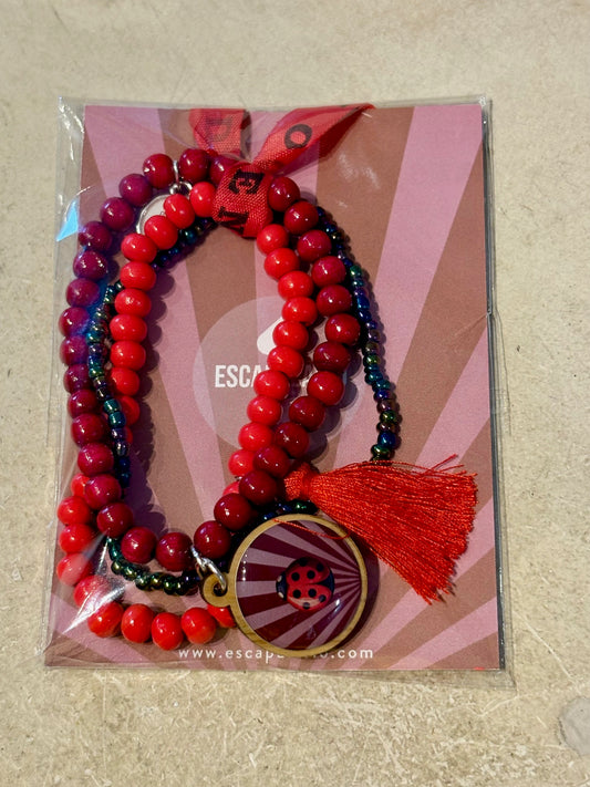 Armbandset "Marienkäfer" in Rottönen