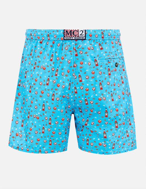 Swimshort "Double Spritz" Aperol Sonder Edition light blue