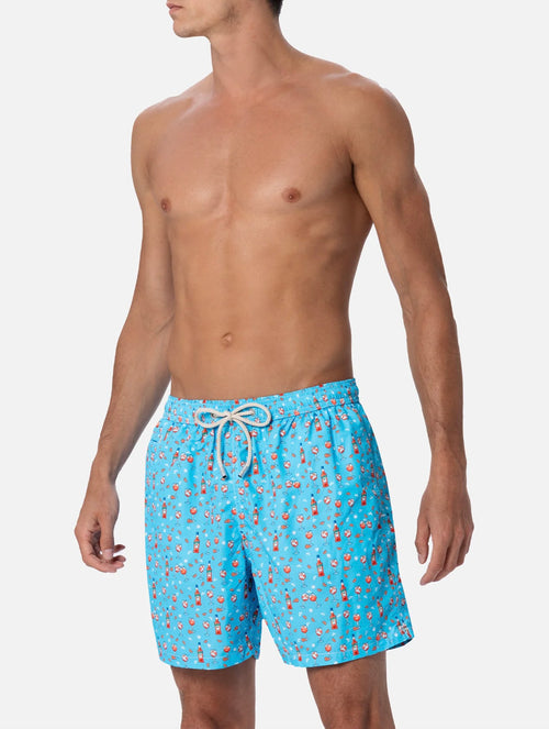 Swimshort "Double Spritz" Aperol Sonder Edition light blue