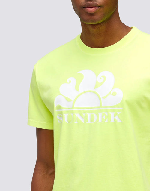 T-Shirt Sundek Logo gelb