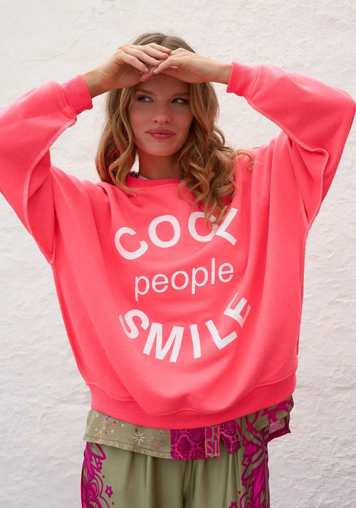 Miss Goodlife Sweater "Cool People Smile"
