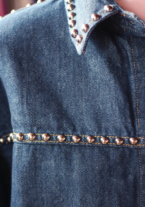 Miss Goodlife Jeans Hemd/Jacke Studs