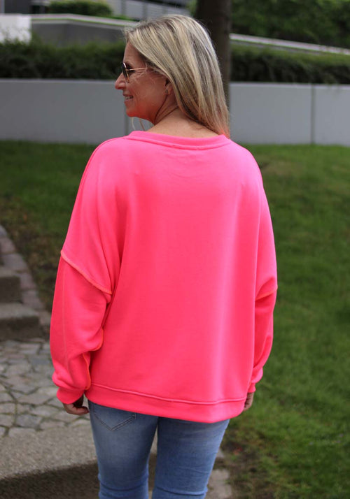 Miss Goodlife Sweater "Think Pink" pink