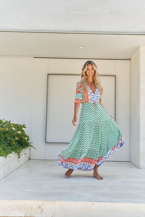 Maxi Dress Tessa "Zig Zag"